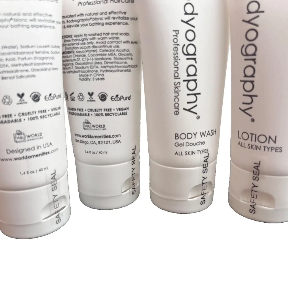 COPY - Bodyography Travel Size VEGAN Shampoo/Conditioner/Body Lotion & Wash